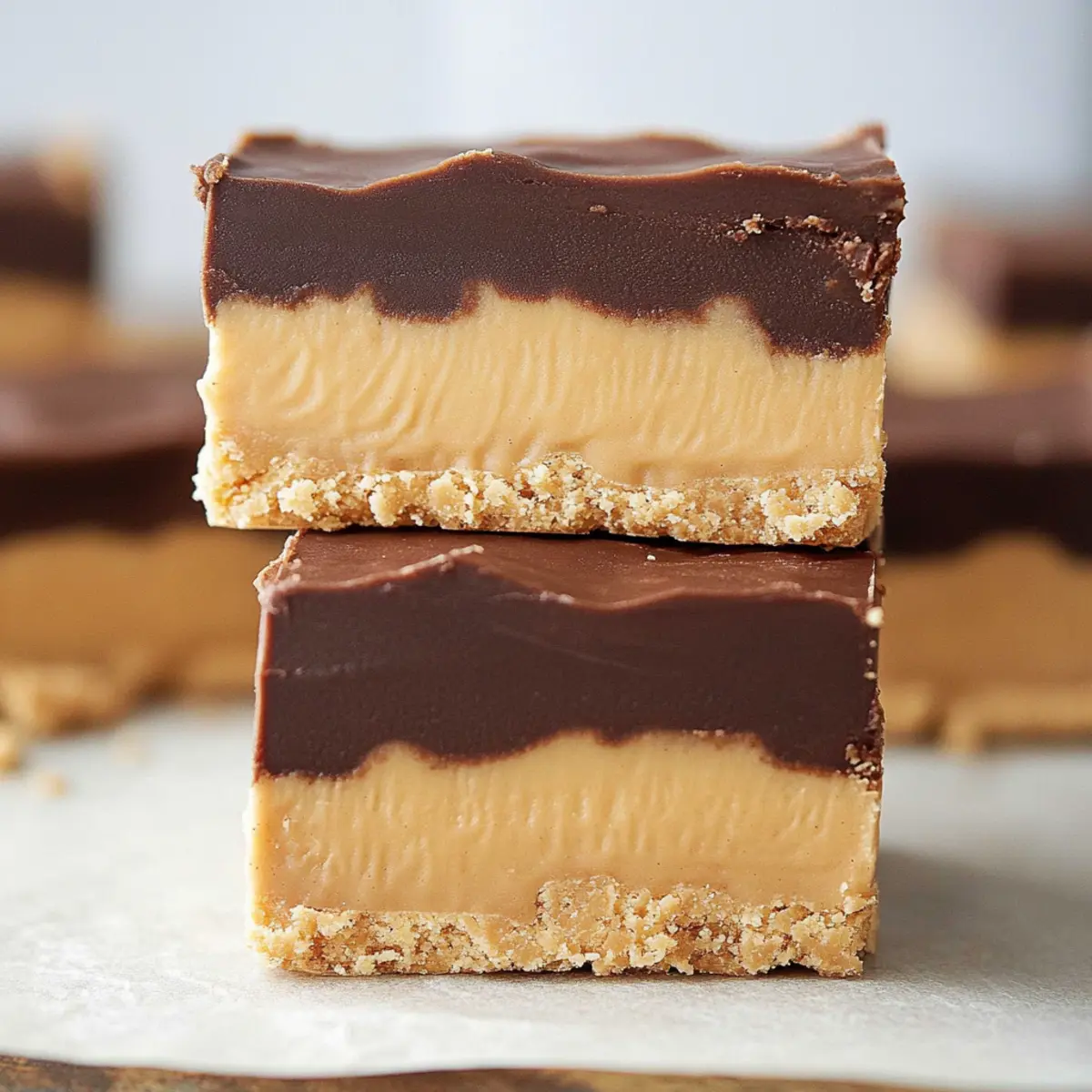 Peanut Butter Bars (No Bake Dessert)