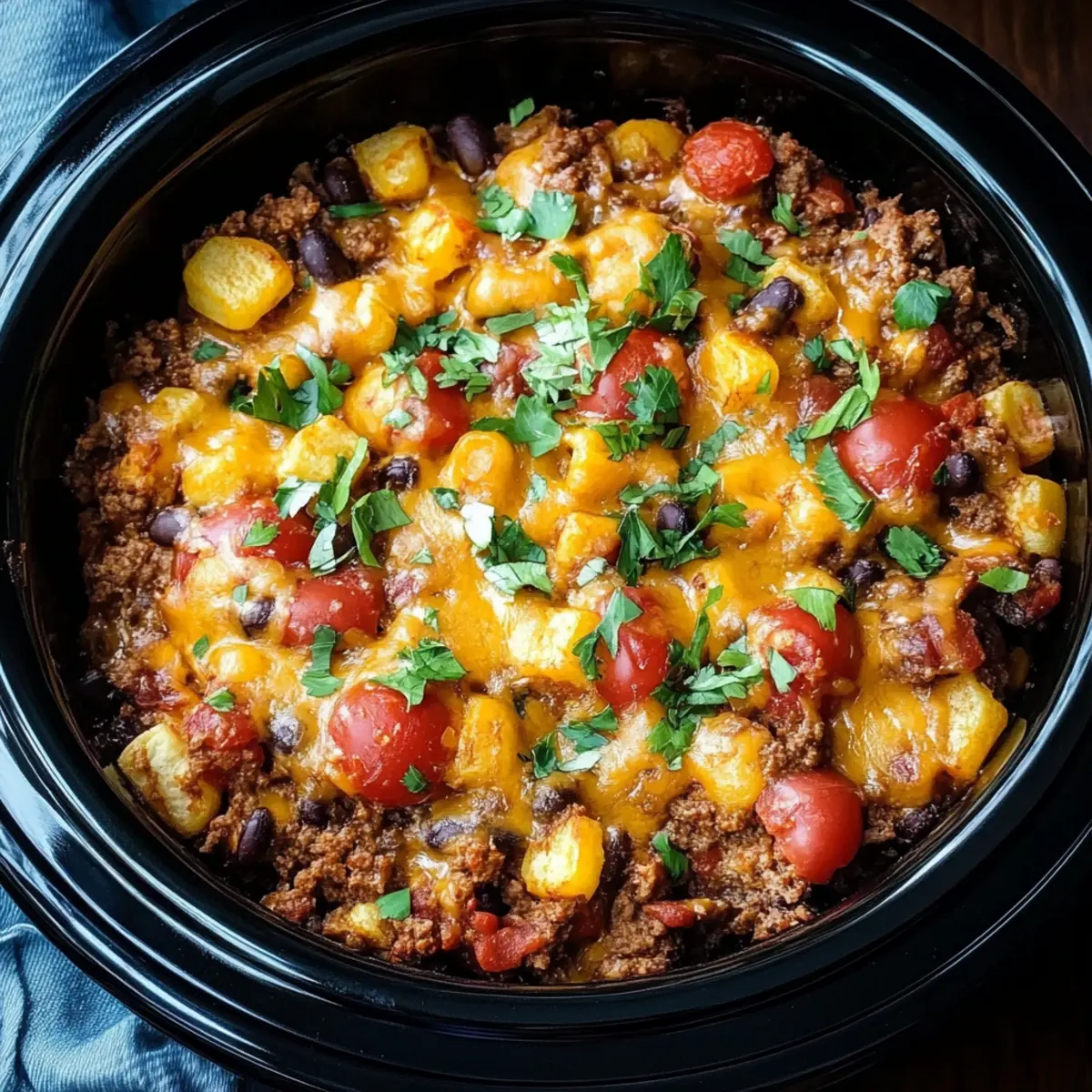 Easy Slow Cooker Cowboy Casserole Recipe