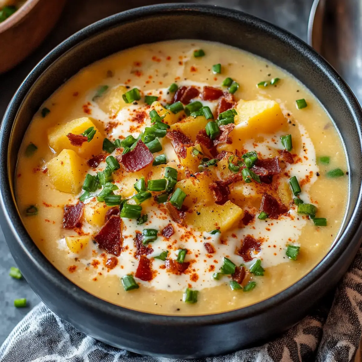 Comforting Loaded Baked Potato Soup