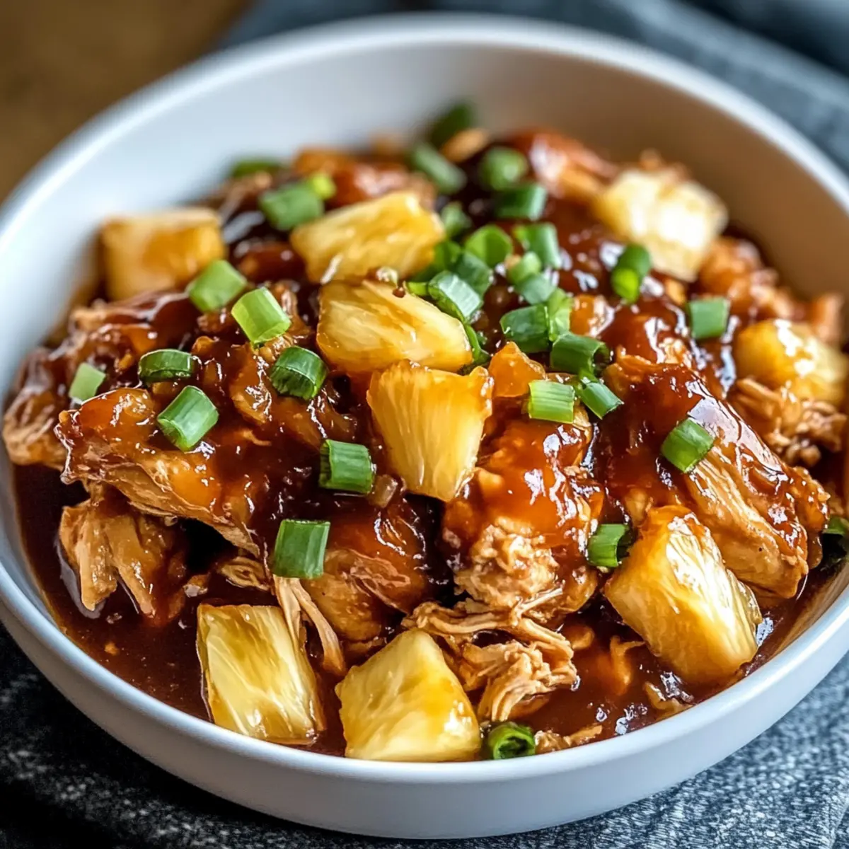 Crockpot Pineapple BBQ Chicken: A Simple and Delicious Family Recipe 🍍🍗