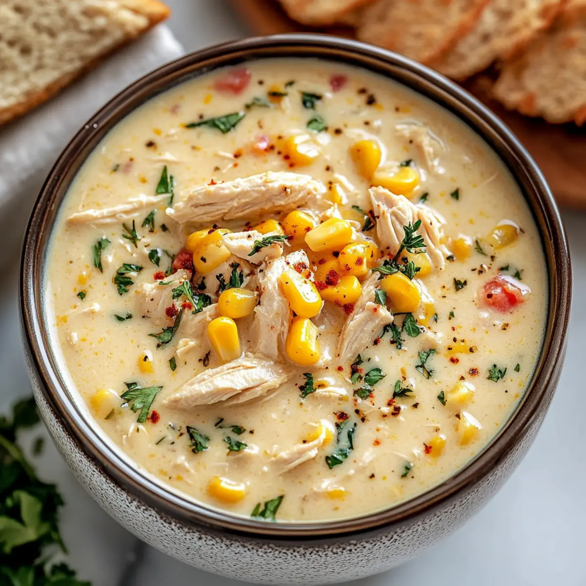 Easy Crockpot Chicken Corn Chowder Recipe for a Cozy Dinner