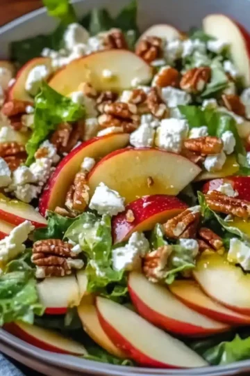 Autumn Harvest Honeycrisp Apple and Feta Salad
