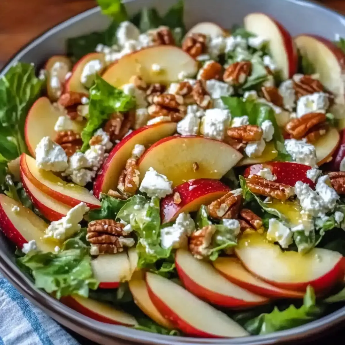 Autumn Harvest Honeycrisp Apple and Feta Salad