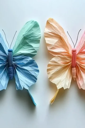 Chromatography Coffee Filter Butterflies - A Colorful Craft for All Ages - Savory Splash