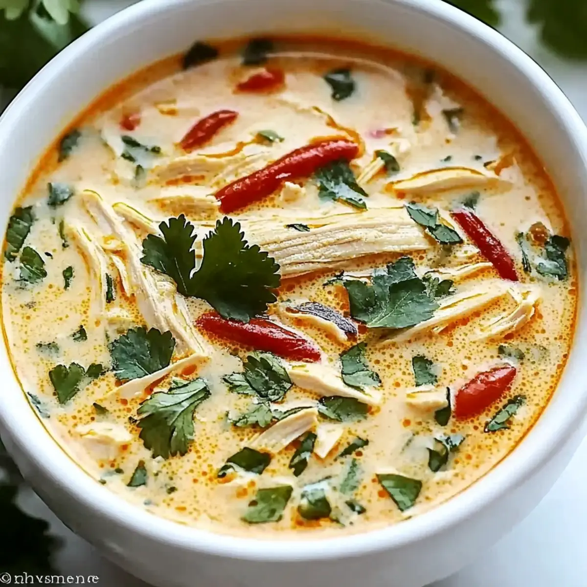 Thai Coconut Chicken Soup - Easy Crockpot Recipe - My Homemade Recipe