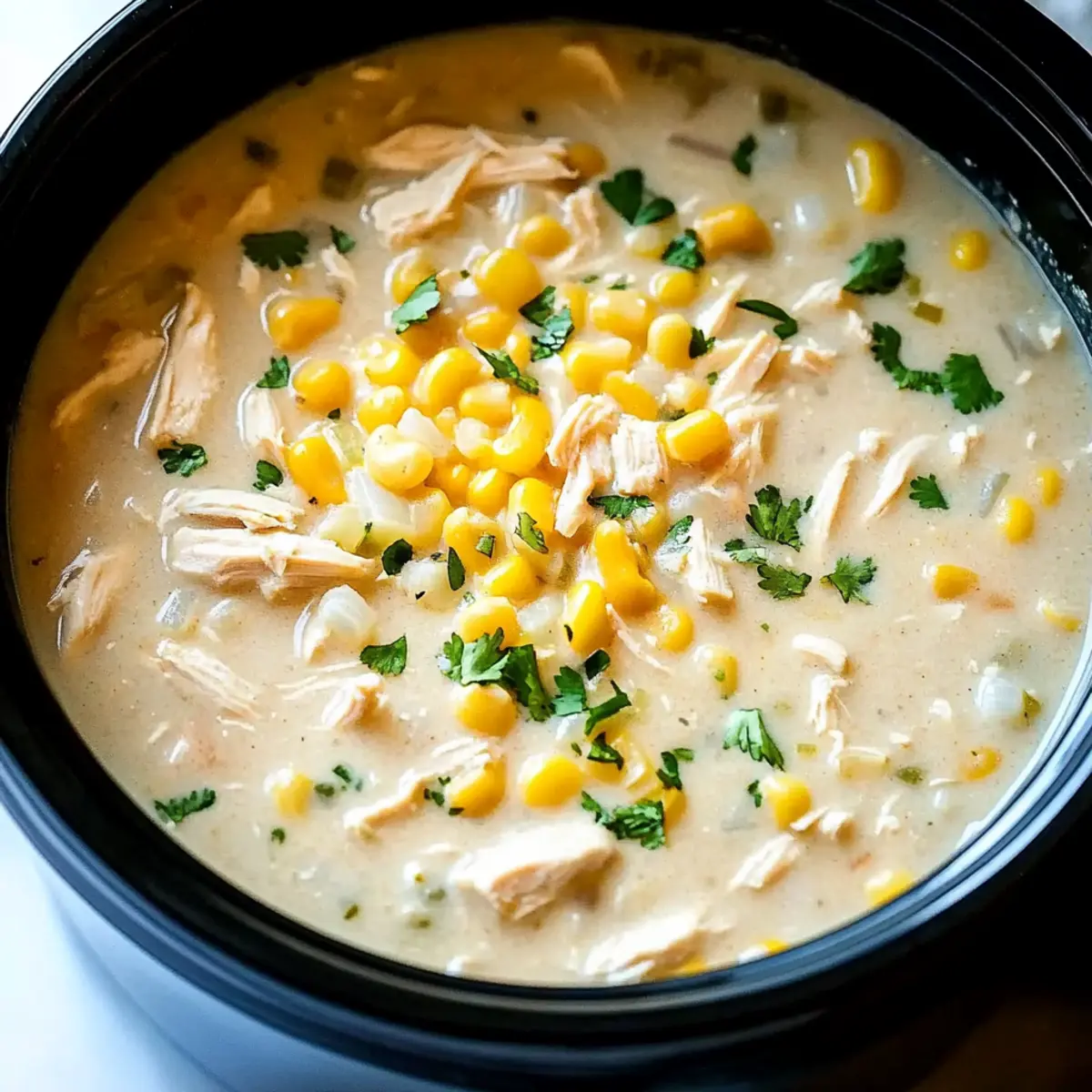 Savory Crockpot White Chicken Chili Soup