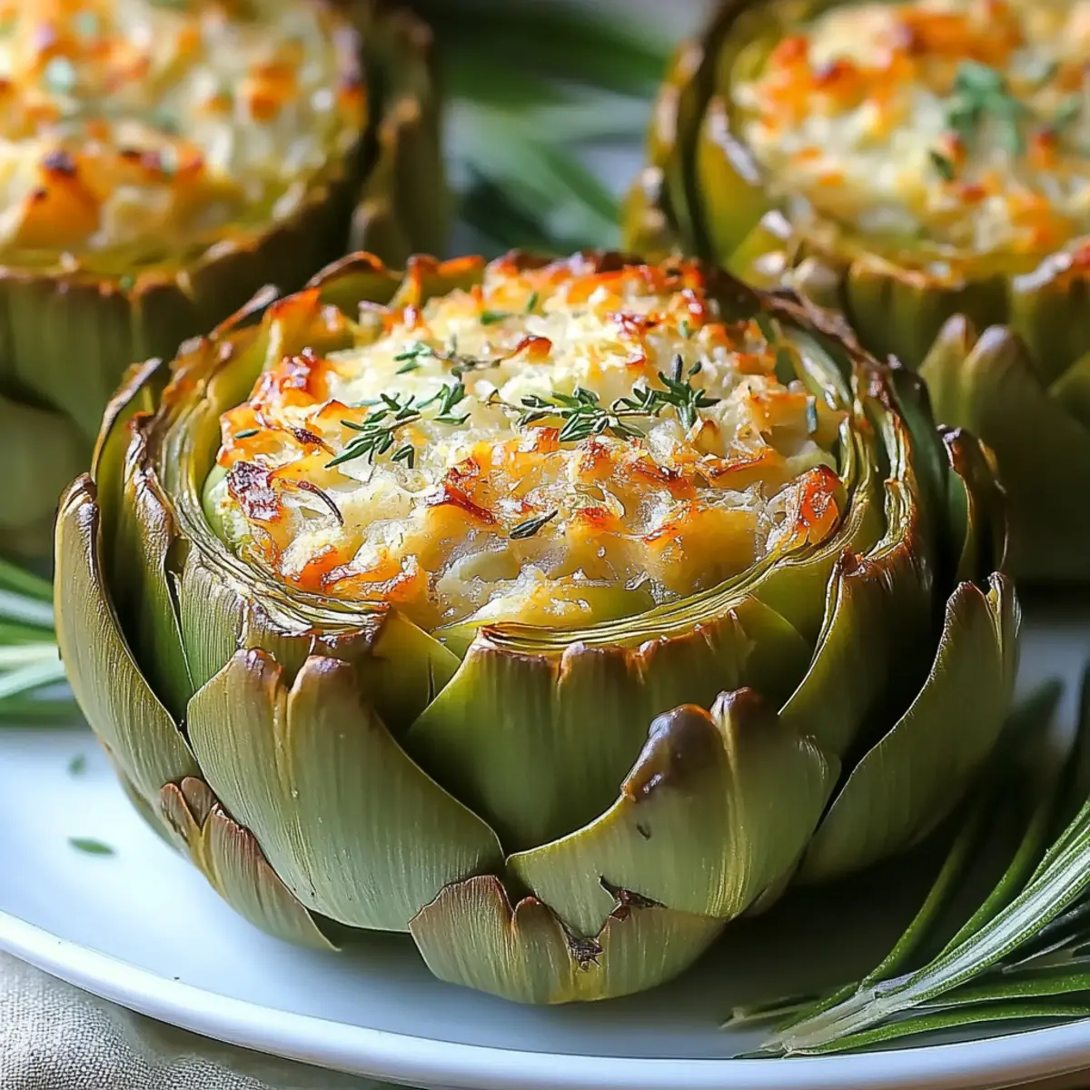Baked Stuffed Artichokes: A Mediterranean Delight - Savory Splash