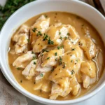 Easy Crockpot Chicken and Gravy