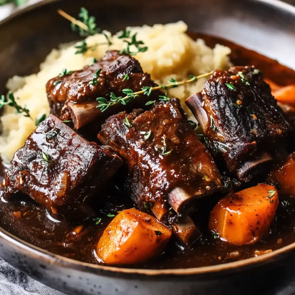 Super Tender Crockpot Beef Short Ribs Recipe - Simply Tasty Life