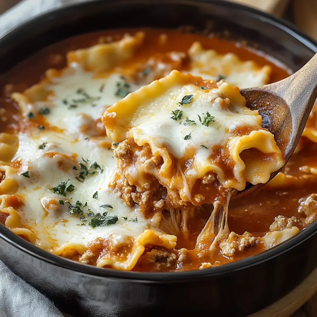 Delicious Crock Pot Lasagna Soup Recipe for Cozy Nights