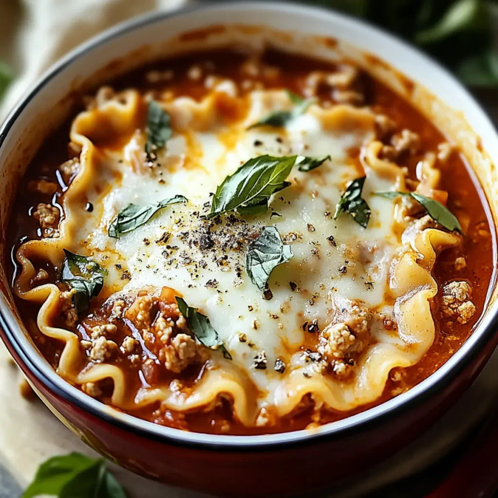 Transform Dinner with Flavorful Lasagna Soup