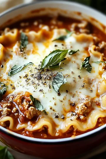 Transform Dinner with Flavorful Lasagna Soup