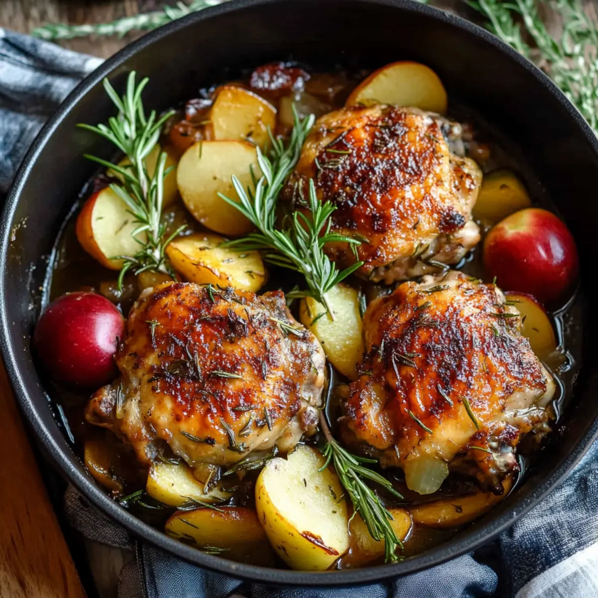 Rosemary Apple Cider Chicken Recipe