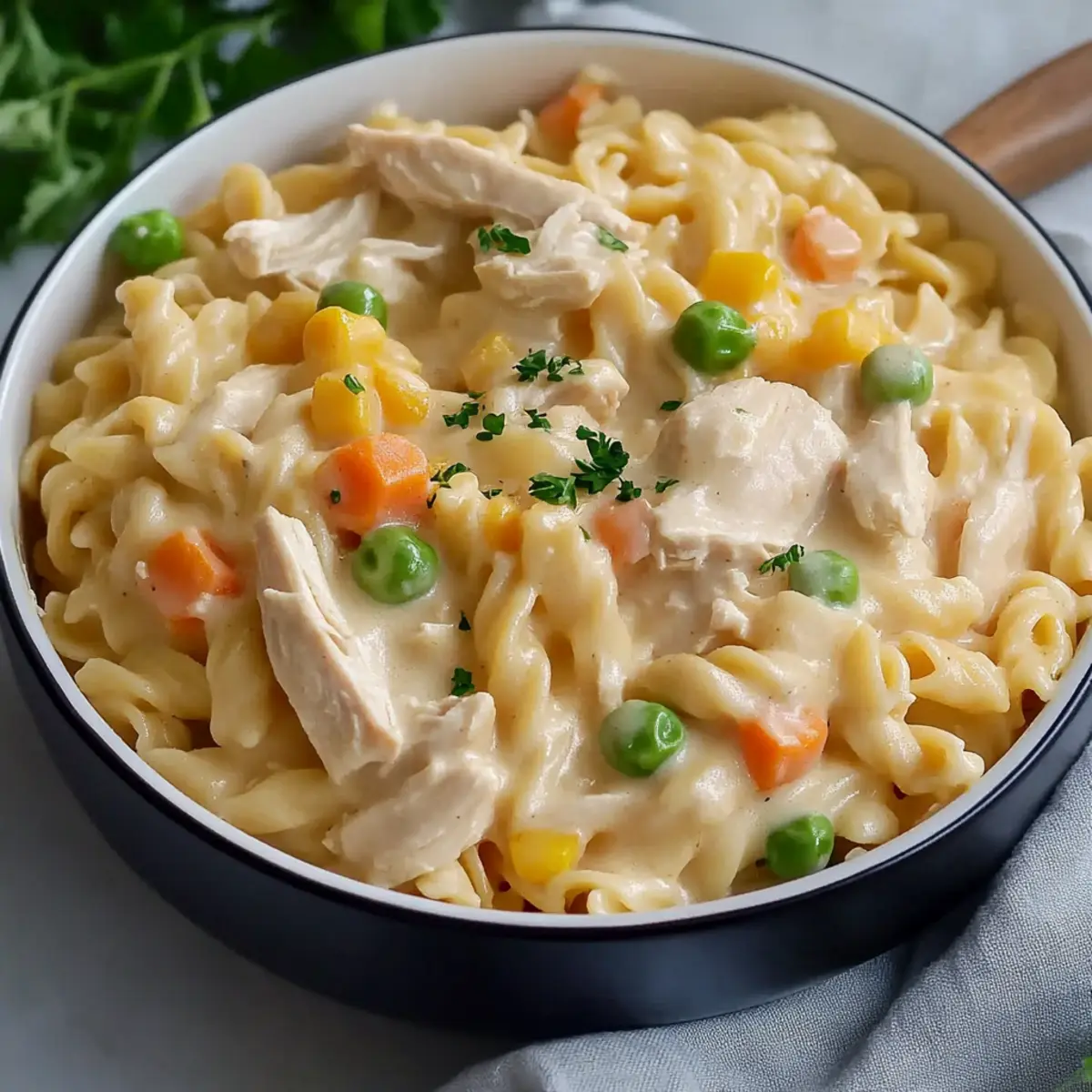 Classic Chicken Pot Pie Pasta