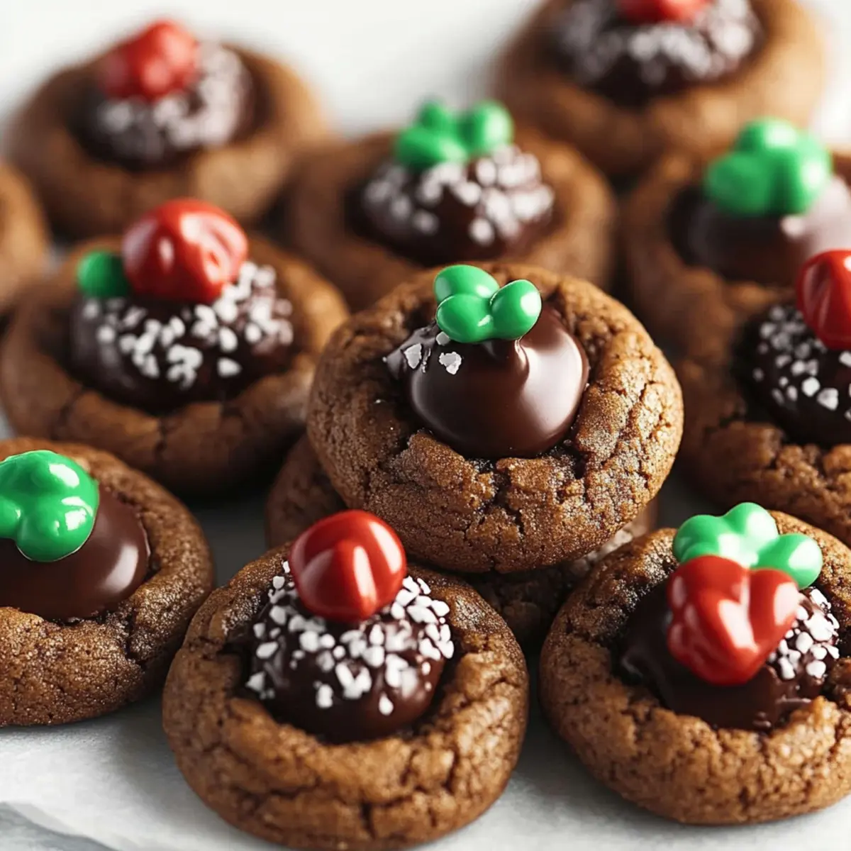 Chocolate Blossom Cookies