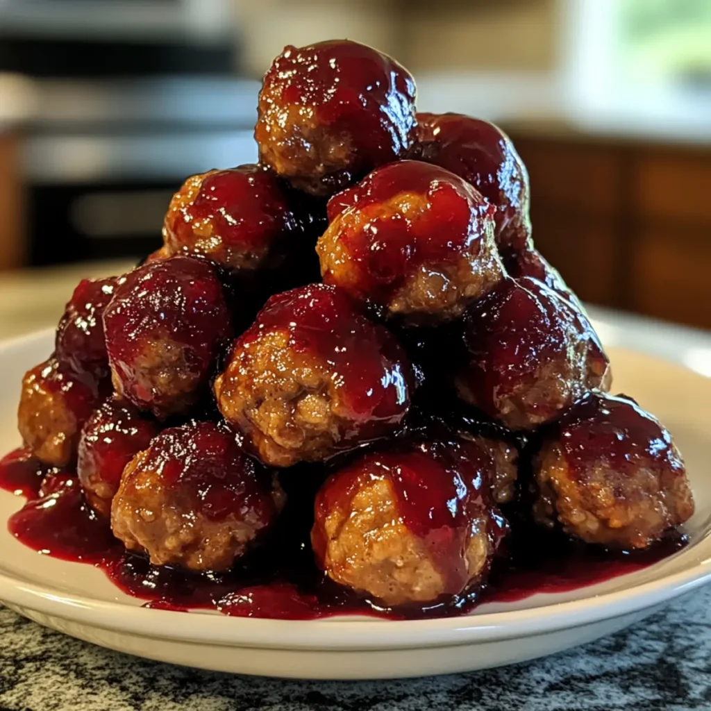 Winning Game Day Cranberry Meatballs Recipe