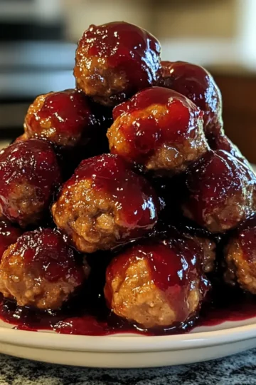 Winning Game Day Cranberry Meatballs Recipe