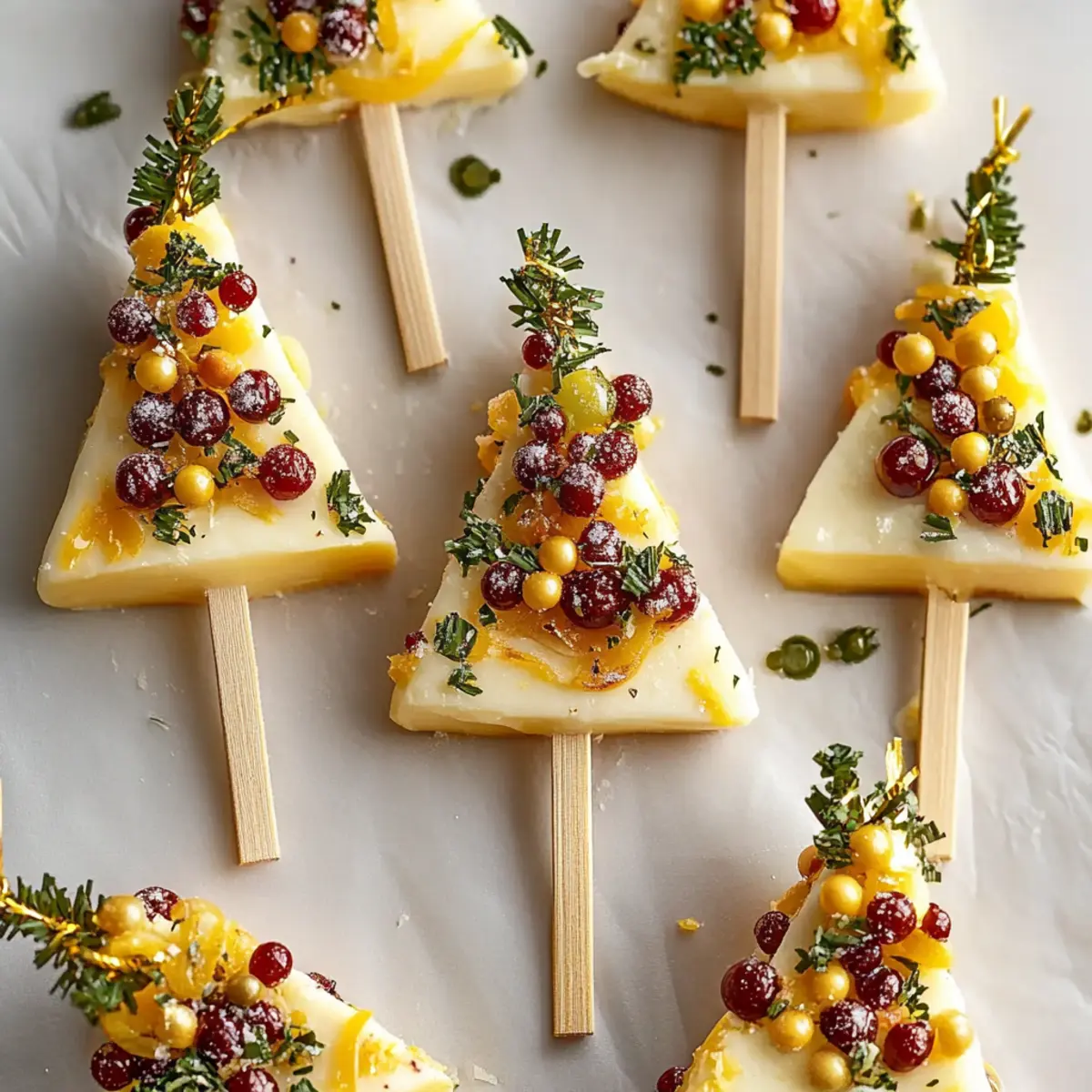 Delightful New Year’s Eve Party Food: Festive Cheese Christmas Trees ...