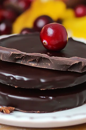Chocolate Covered Cranberry Sauce: Thanksgiving Treat!