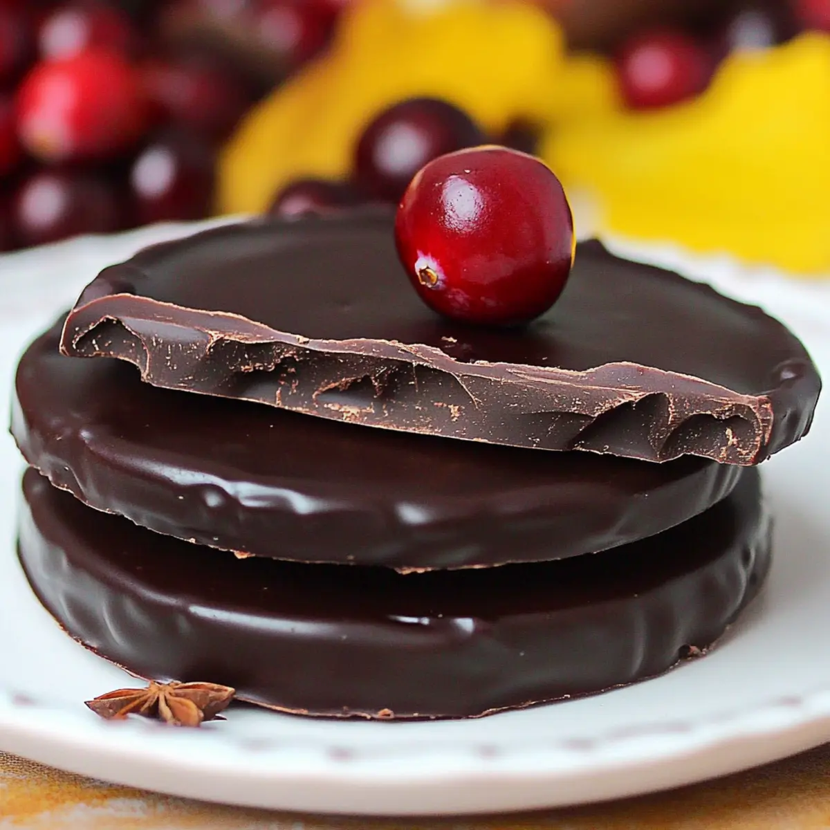 Chocolate Covered Cranberry Sauce: Thanksgiving Treat!
