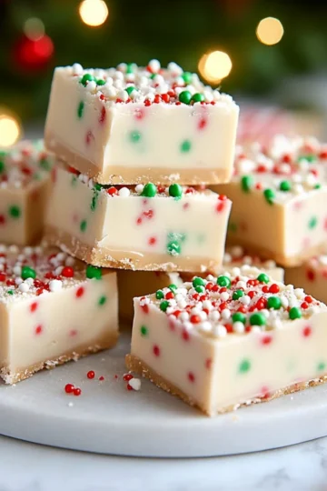 Easy Sugar Cookie Christmas Fudge