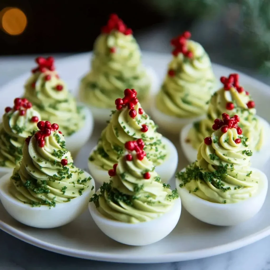 Deviled Egg Christmas Trees: A Whimsical Twist on a Classic! ✨