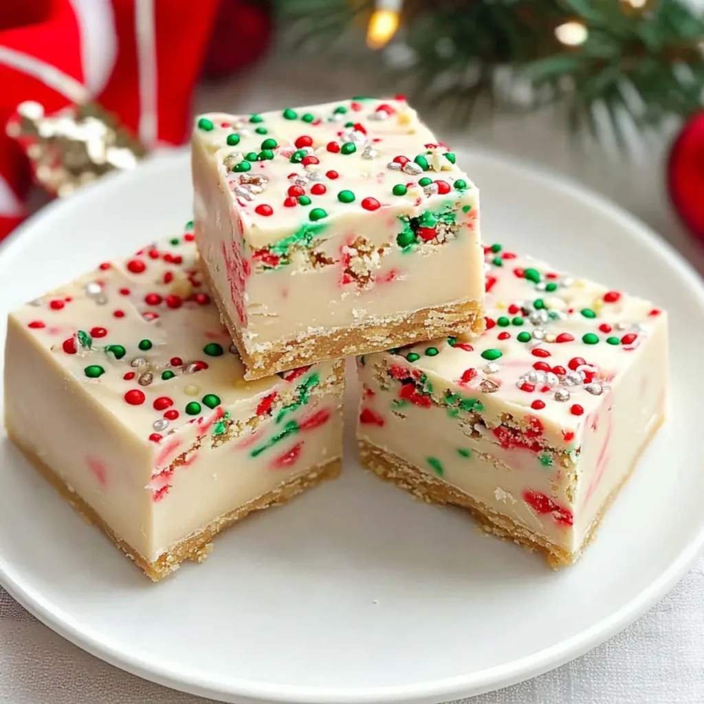 Christmas Cookie Fudge