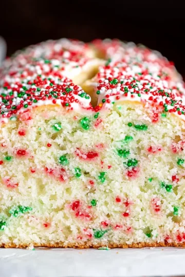 Festive Christmas Sprinkle Buttermilk Bread - Easy Holiday Recipe