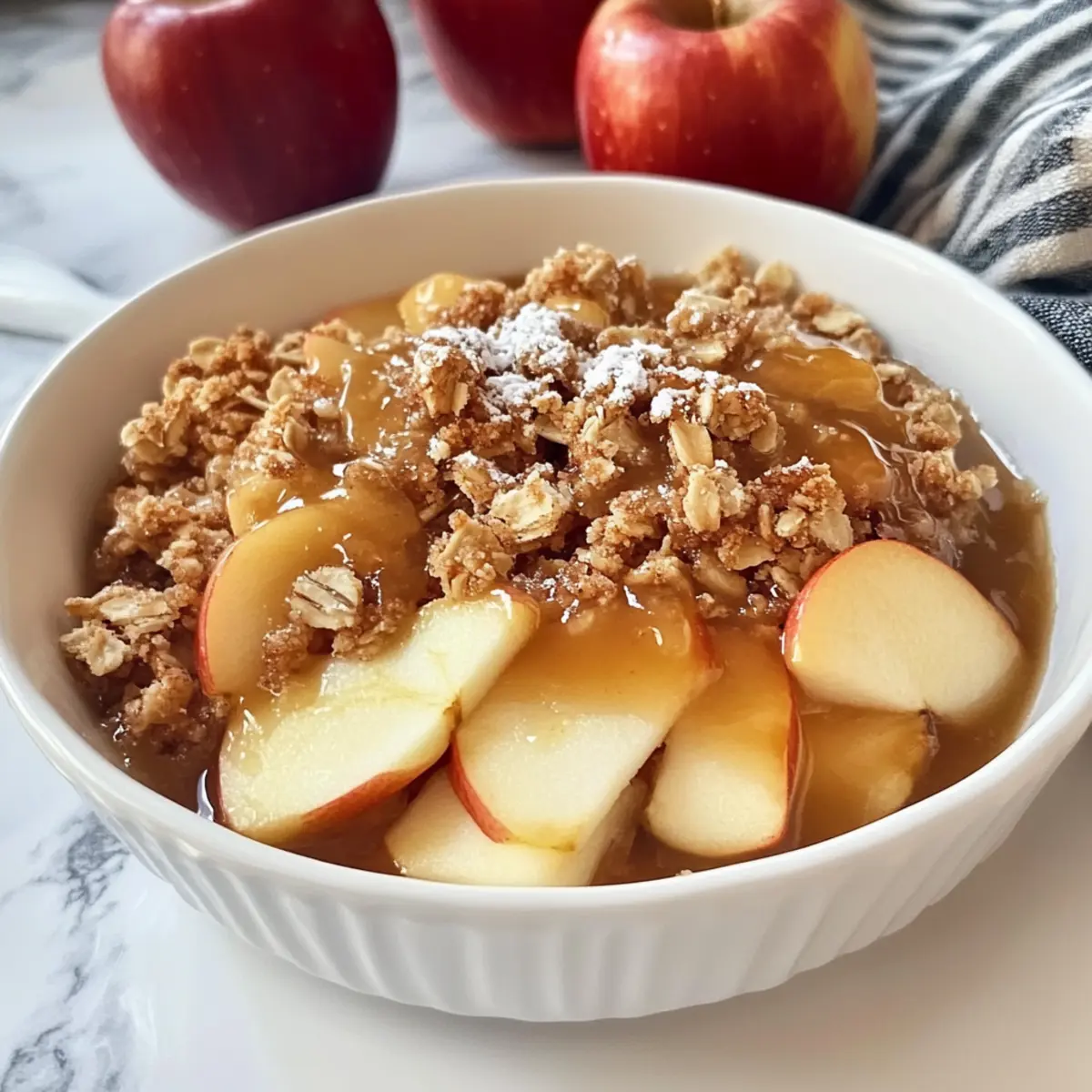 Three-Ingredient Apple Crisp