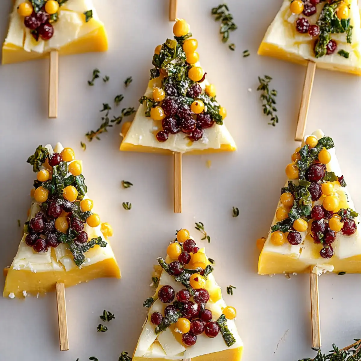 Delightful New Year’s Eve Party Food: Festive Cheese Christmas Trees ...